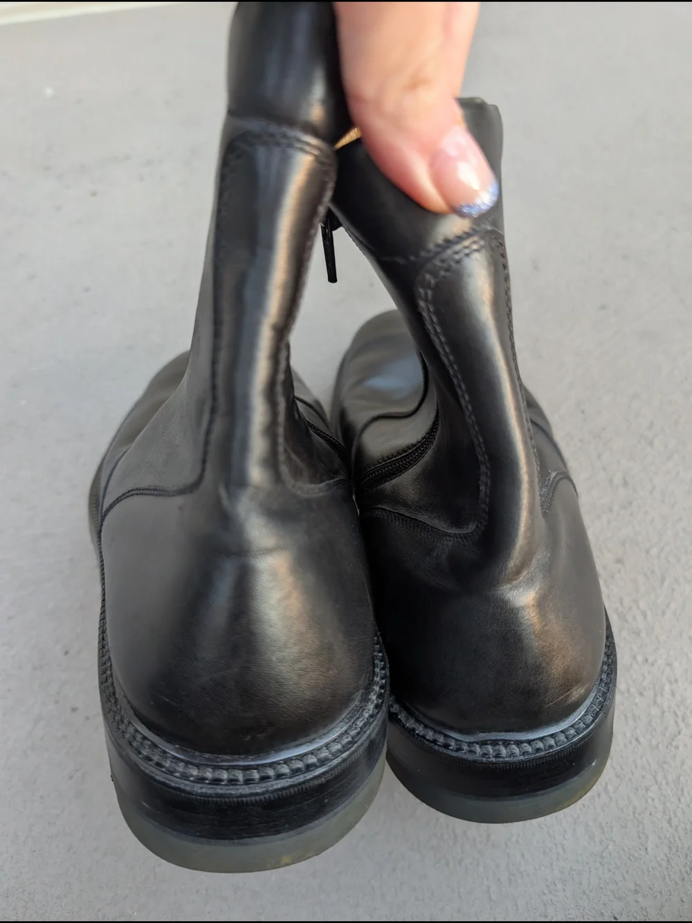 To Boot Black Leather Chukka Boots